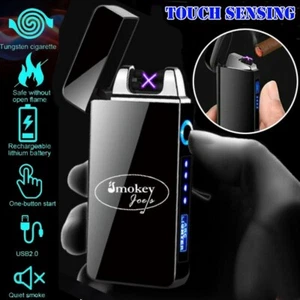 Smokey Joe's high quality durable battery Dual Arc Electric USB Lighter Recharge - Picture 1 of 9