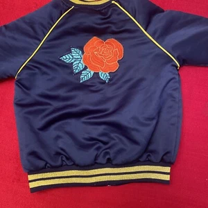 Vintage Disney Princess Belle Girl's Full Zip Bomber Jacket Size M. - Picture 1 of 5