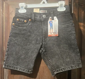 Levi's Kids 502 Denim Shorts 7x Regular Grey 816288F-GAR - Picture 1 of 6