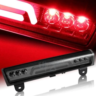 Para GMC Yukon XL 1500 2500 2000-2006 Lente de humo LED Tercera luz de freno Lámpara Foto 1 de 4