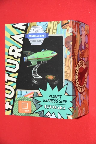 NRFB QMX Mini Masters Vehicle 2016 Loot Crate Futurama Planet Express Ship Model Cover