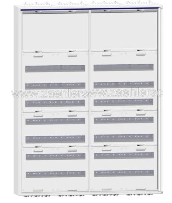 Hager Feldverteiler ZB54S Komplettes Set mit oben tiefl., durchgehender Hutsc... - Bild 1 von 2