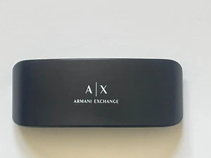 A|X Armani Exchange Negro Gafas de Sol Carcasa Almeja Estuche Solo Grande - Imagen 1 de 7