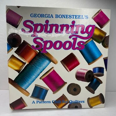 Vintage 1990 Georgia Bonesteel's Spinning Spools Pattern Club For Quilters Vol 1 - Image 1 of 4