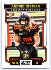 2023 SCORE ANDREI IOSIVAS #367  Football Rookie BENGALS RC