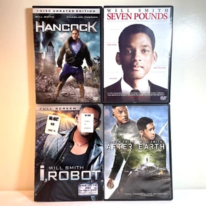 HANCOCK / SEVEN POUNDS / I, ROBOT / AFTER EARTH (DVD) Will Smith - Action Sci-Fi - Picture 1 of 14