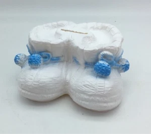 Spardose BABYSCHUHE - blau - Junge - Geschenk - Geburt - Boy - it´s a boy - BABY - Bild 1 von 3