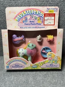 My Little Pony G1 Baby Sunnybunch Pantalones de fantasía Pony Difíciles de encontrar 1994 Sellado Sin usar, en caja De colección - Imagen 1 de 7
