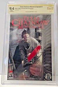 CBCS 9.4 Texas Chainsaw Massacre Special #1 Con Blood Red Sig Brian Pulido 2005 - Imagen 1 de 6