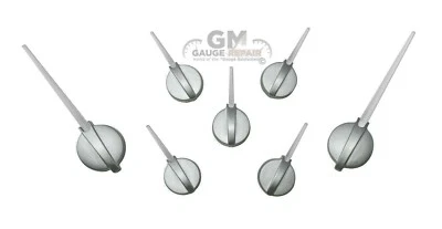 Speedometer Gauge Cluster Needle Set GM 2003-2013 Satin and White Pointer Custom - Image 1 of 4