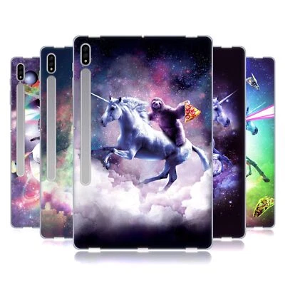 OFFICIAL RANDOM GALAXY SPACE UNICORN RIDE SOFT GEL CASE FOR SAMSUNG TABLETS 1 - Image 1 of 4