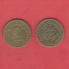 50 Centimes 1922/24 und 1 Franc 1922/23 - Aluminiumbronze, 3. Republik