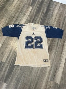 Vintage Emmitt Smith 1995 Starter Dallas Cowboys Jersey Size 48/L Distressed - Picture 1 of 10