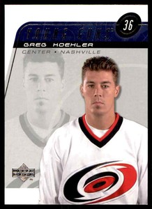 2002-03 Upper Deck young Guns Greg Koehler Rookie #212