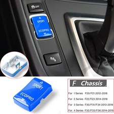 Improve the Look of Your For BMW 1 2 3 4 Series with Blue Switch Button Trim