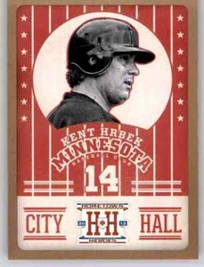 2013 Hometown Heroes City Hall Gold Kent Hrbek Parallel Insert MLB PWE Twins #14 - Picture 1 of 2