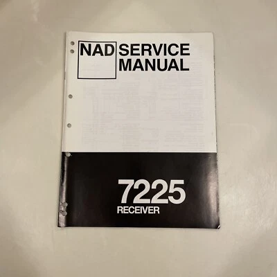 Manual de servicio del receptor NAD 7225 Foto 1 de 3