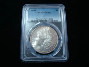 1896 Morgan Silver Dollar PCGS Graded MS63 #56938384 - Picture 1 of 4