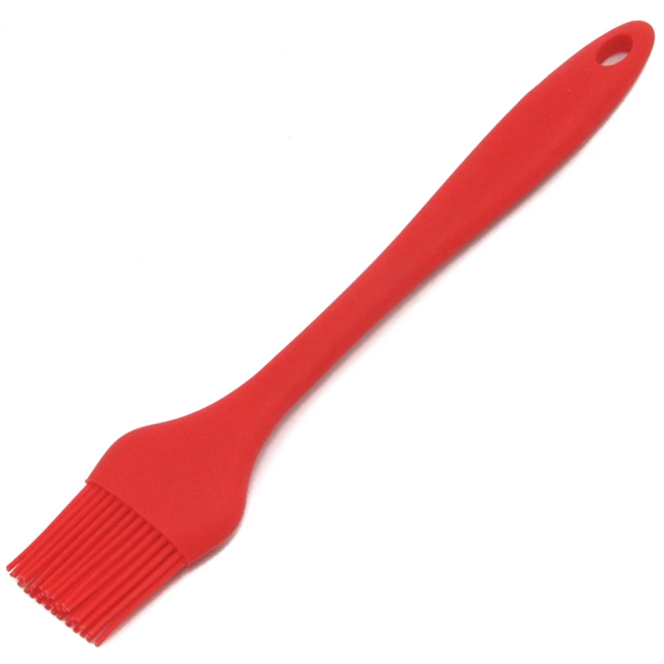 Chef Craft Premium Silicone Heat Resistant BBQ 10.5" Basting Brush, Red - Image 1 of 1