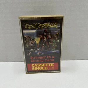 IRON MAIDEN Stranger In A Strange Land Cassette SINGLE EMI 1986 Pre-Owned-Import - Picture 1 of 4
