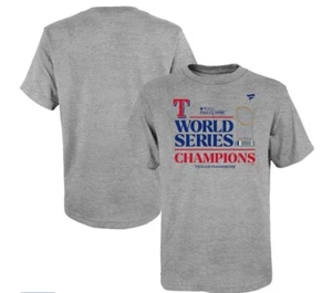 Texas Rangers World Series MLB 2023 Champions T-Shirt L - Picture 1 of 3