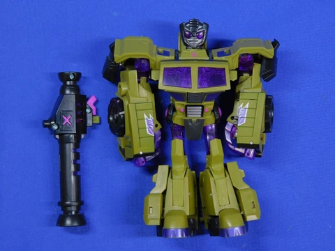 TRANSFORMERS ANIMATED SWINDLE DELUXE CLASS 2008 HASBRO NO MISSILE Cover