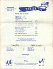 1977 LAMBERT INTERNATIONAL AIRPORT menu vintage LE HANGAR - St. Louis, Missouri