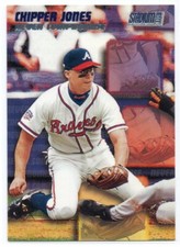 Chipper Jones 1998 Stadium Club Never Compromise #NC11  Atlanta Braves