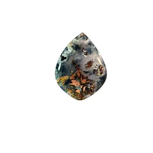 58.9 Ct Natural Aquadite Chalcedony Cabochon Loose Gemstone Copper Benefits - Picture 1 of 9