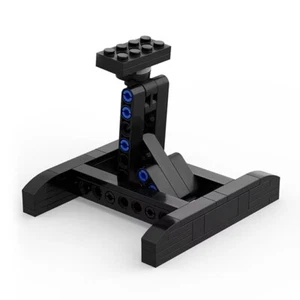 MOC Multi Purpose Black Brick Stand to suit Space Ships 50pc NEW & Sealed - Picture 1 of 3