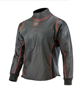 Maglia maglietta termica pile invernale in tessuto wind stop stopper anti freddo - Foto 1 di 2