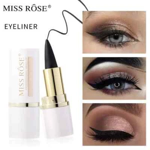 Cool Black Matte 24Hour Waterproof Eyeliner Gel Stick Quick Dry Eye Liner Pencil - Picture 1 of 14