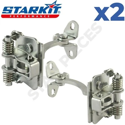 2 ARRET TIRANT CHARNIERE CALE PORTE AVANT GAUCHE DROIT PEUGEOT 306 II 9181.E5 - Photo 1/4