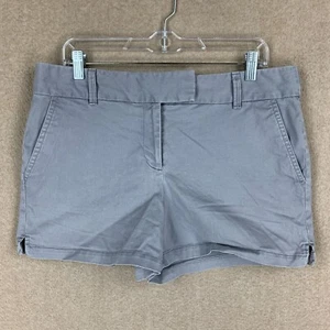 Pantalones cortos para mujer Loft Ann Taylor 10 (35,5x3,5) gris chino de altura media clásico Riviera - Imagen 1 de 12