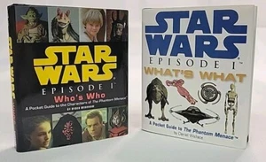 Star Wars Episodio 1 Quién es quién / Qué es qué guías de bolsillo HC DJ MINI LIBRO - Imagen 1 de 7