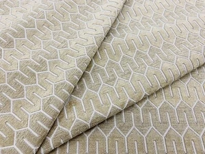 Tessuto tappezzeria Kravet geometrico jacquard beige naturale 3,65 iarde 34376-16 - Foto 1 di 4