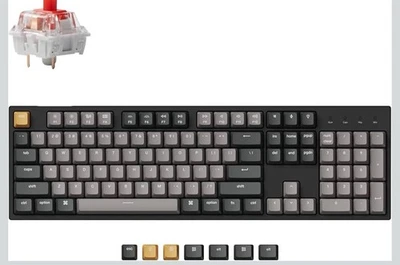C2 Pro Wired Custom Mechanical Keyboard Full Size Layout QMK/VIA - Image 1 of 4
