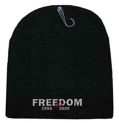 Lote de gorros de esqui de malha FREEDOM CHARLIE KIRK 1993-2025 - Imagem 1 de 3