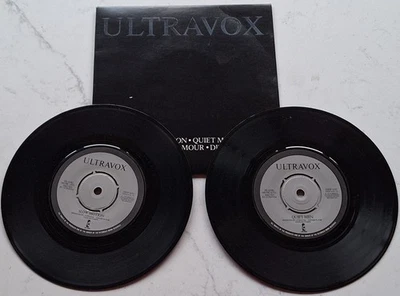 Ultravox UK45 2x7" UK45 Slow Motion Quiet Men Hiroshima Mon Amour Dislocation Foto 1 de 4