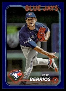 2024 Topps #272 José Berríos Royal Blue Toronto Blue Jays - Picture 1 of 2