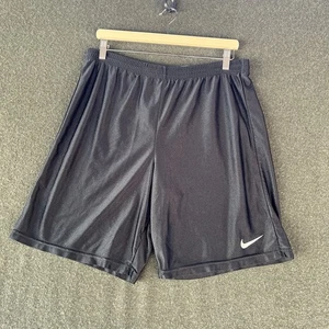 Pantaloncini basket Nike vintage uomo medi anni 90 made in USA nero lucido swoosh - Foto 1 di 8