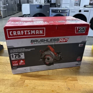 Craftsman V20 RP+ kabellos bürstenlos 7-1/4 Zoll Kreissäge, nur Werkzeug Neu im Karton - Bild 1 von 6