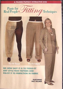 Palmer/Pletsch PANTS FOR REAL PEOPLE FITTING TECHNIQUES, Sewing DVD, Pati Palmer - Imagen 1 de 4