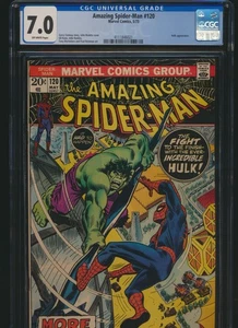 THE AMAZING SPIDER-MAN #120 MARVEL COMICS 5/73 CGC 7.0 OW HULK APPEARANCE - Picture 1 of 3
