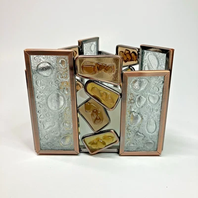 PartyLite - Candelabro Votivo Borde Agua Retirado P7691 Vidrio Metal con Caja Foto 1 de 4