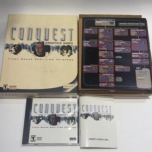 Conquest: Frontier Wars (PC, 2001) UBISOFT Big Box Y2K Complete In Box - Picture 1 of 7