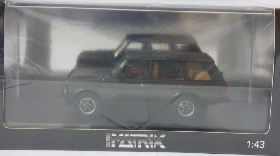 Matrix Range Rover Vogue LSE 4 door 1992- 1993 black 1:43 scale - Image 1 of 1