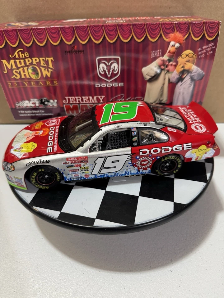 Jeremy Mayfield #19 Dodge Muppets 25th Anniversary 2002 1/24 Diecast - Image 1 of 4