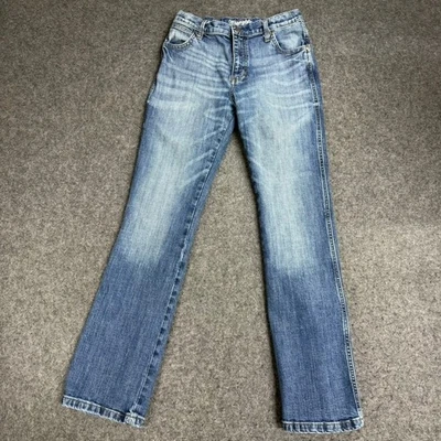Pantalones de mezclilla ajustados Wrangler para niños 16 niñas talla lavado claro Foto 1 de 4