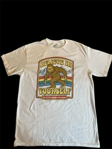 Bigfoot Tee Believe In Yourself Even If Nobody Else Does Adult Medium DOM - Picture 1 of 6